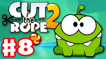 Cut the Rope 2 - Gameplay Walkthrough Part 8 - Underground! 3 Stars! (iOS, Android)