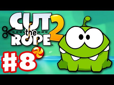 Cut the Rope 2 - Gameplay Walkthrough Part 8 - Underground! 3 Stars! (iOS, Android)