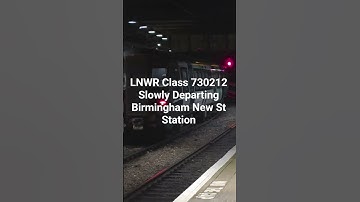 LNWR Class 730212 Slowly Departing Birmingham New St Station #trainspotting #fortheloveoftrains