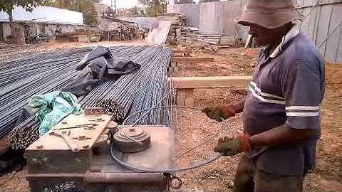 REINFORCEMENT CAGES FOR A FOUNDATION BORED PILE - BENDING MACHINE