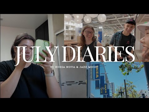day in my life (ft. friends!) ˚୨୧⋆｡ bossa nova/jazz music ☕️ makeup & skincare 🪷 dancing in public 🕺
