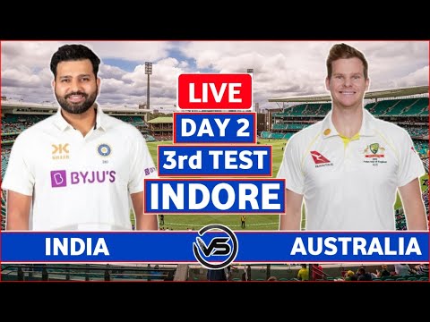 India vs Australia 3rd Test Day 2 Live Scores | IND vs AUS 3rd Test Live Scores & Commentary