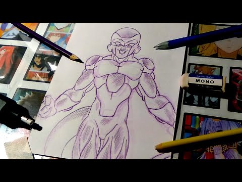 A nova TRANSFORMAÇÃO do FREEZA!  Black Freeza (Dragon Ball Super) Speed  Painting 