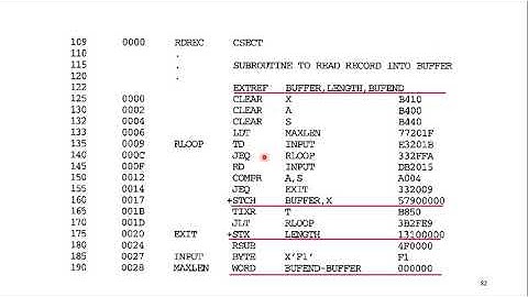 Control Sections - Program Linking :  System Software