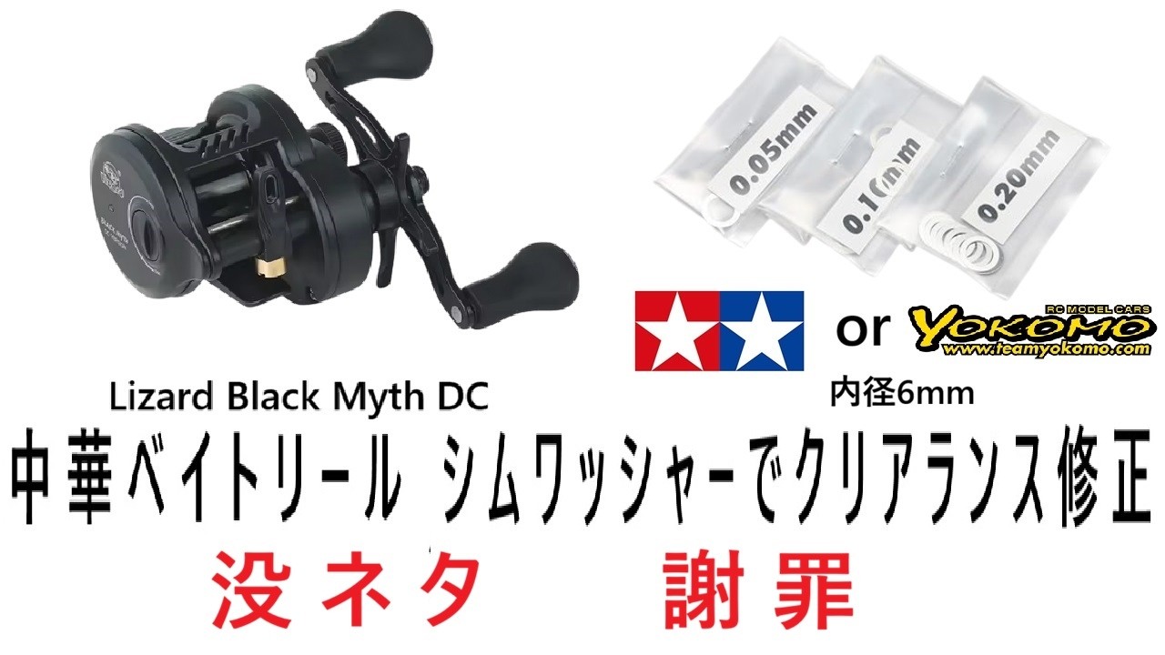 中華DC Lizard Black Myth DC シムワッシャーでクリアランス修正 没