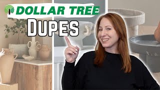 Designer Dupes from Dollar Tree // High end home decor // Lulu &amp; Georgia Inspired