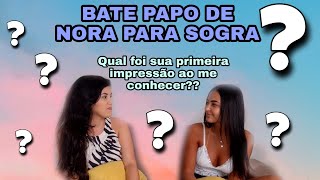 TAG NORA E SOGRA *QUAL FOI SUA PRIMEIRA IMPRESSÃO AO ME CONHECER?*