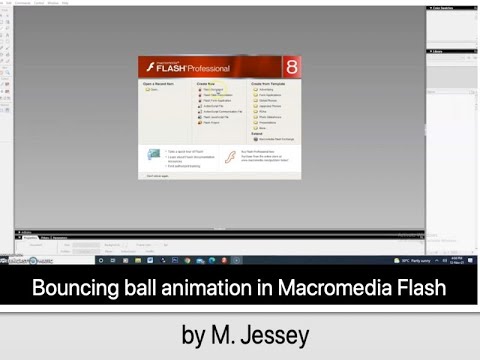 Bouncing Ball Animation using Macromedia Flash