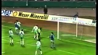 1/32 Кубок УЕФА 1985/1986 Вердер-Черноморец Одесса 3-2