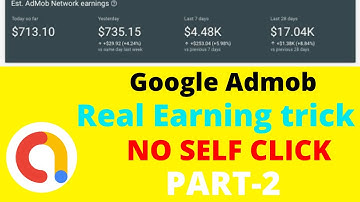Google Admob Earning Trick || Google Admob Payment Proof || Google Admob Earning Proof |Google Admob