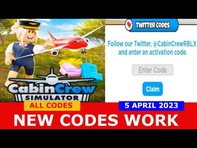 Cabin Crew Simulator codes for December 2023