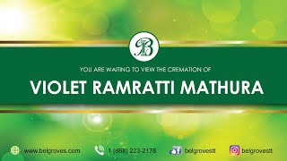 Violet Ramratti Mathura Cremation