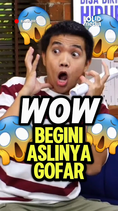 WOW, BEGINI ASLINYA GOFAR 😱 #indrajegel #hifdzikhoir #arifbrata #gofarhilman #fyp