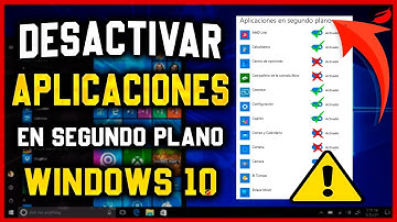 Como Desactivar Aplicaciones en Segundo Plano 💻🚀​ Windows 10 (EN 5 MINUTOS) 🔥 Optimiza tu PC ✅​