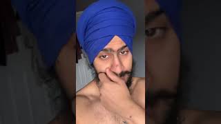 H Is Little Without Beard And Turban