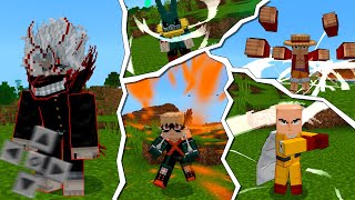 INCRÍVEL! ESSA ADDON de ANIMES PROMETE SER A MELHOR DO MUNDO para MINECRAFT PE! 1.21.51+
