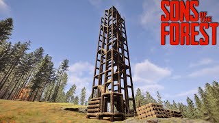 Beginning of The Tower - S2EP15 | Sons of The Forest