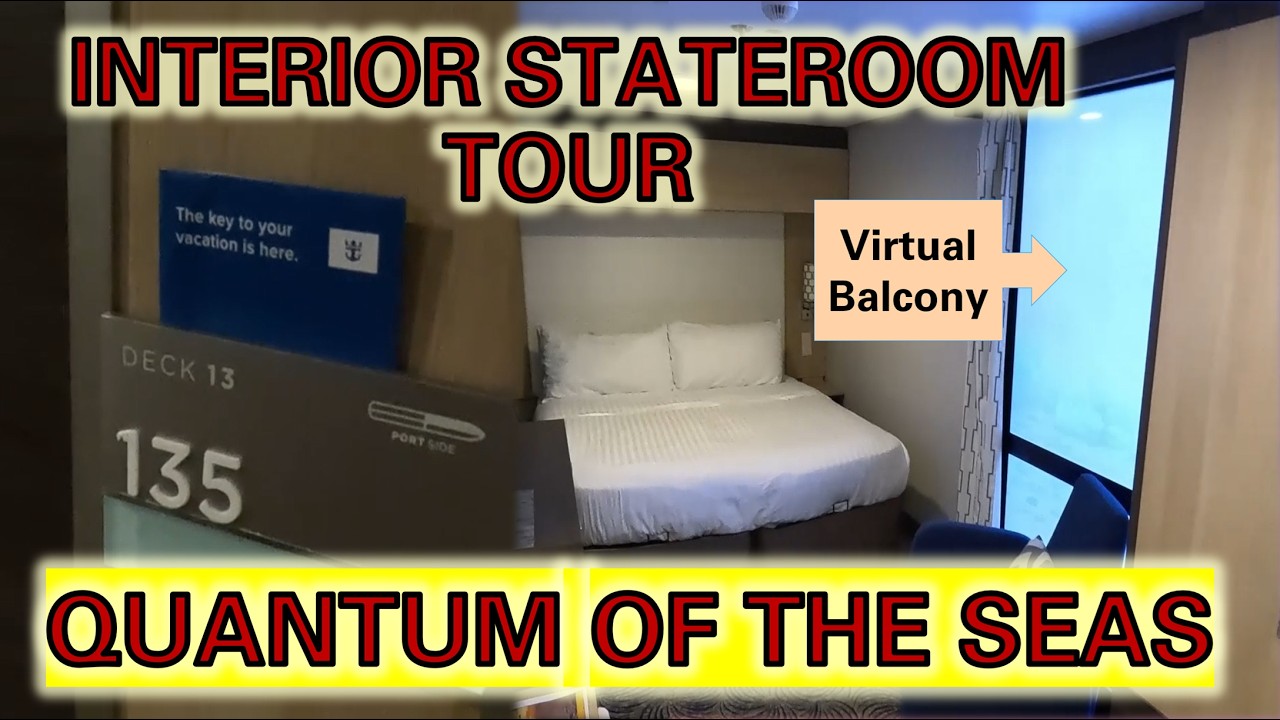 Interior Stateroom with Virtual Balcony Quantum of the Seas. Cabin 13135. Royal Caribbean