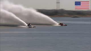 Thailand Diesel Turbo Long tail Boat VS American V8 Jet Boat !! screenshot 4