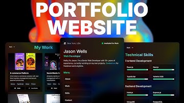 Build a Modern Developer Portfolio Website using Next.js and Tailwind | Complete Tutorial
