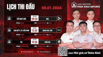 [Trực Tiếp] Thiên Khôi_GIÓ vs SangClub | Solo Random | BLV DũngVT | 05/01/2024