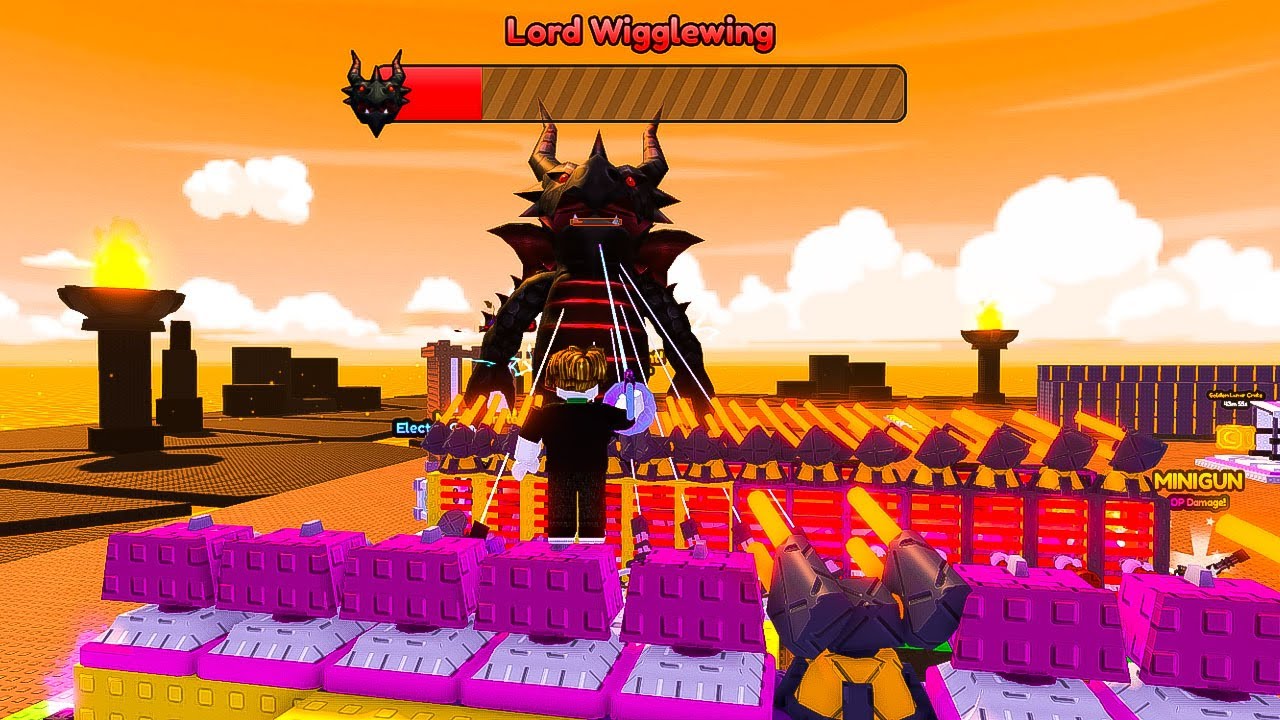 Roblox Build Ur Base Boss Fight Chapter 2 200 Wave😎😱 - YouTube