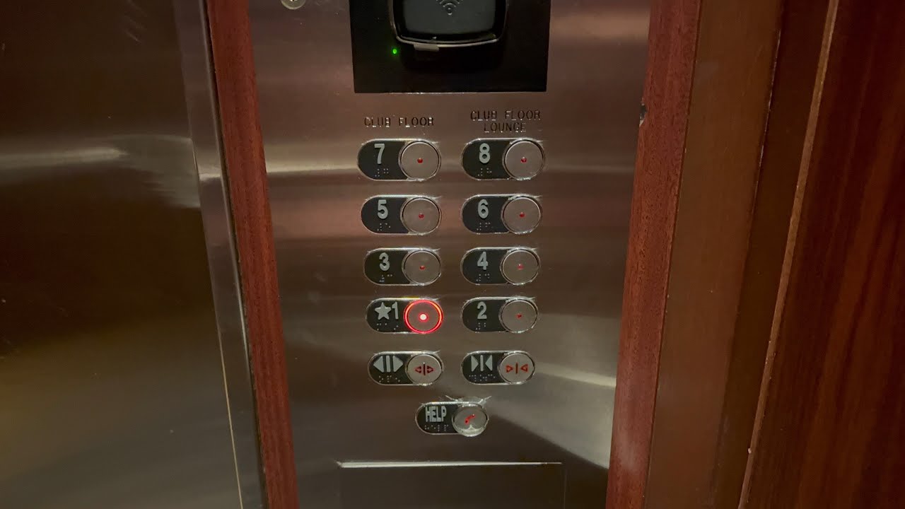 OTIS (m.b. Delta?) Traction Elevators at Sheraton Toronto Airport- Etobicoke, ON, Canada