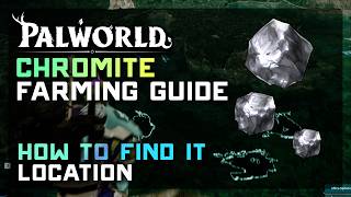 How to FIND & MINE Chromite in Palworld 1.0 ⛏️ Use the Smokie Pal as Metal Detector - Hexolite Guide