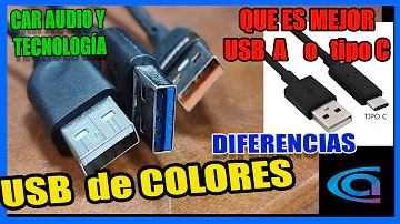 ¿Son azules los puertos USB C?