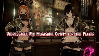 Code Vein Mod Showcase - Undressable Rin Murasame Outfit for the Player