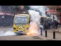BREAKING NEWS! THIKA ROAD IS IMPASSABLE AS DEADLY MATATU STRIKE ONGOING 
