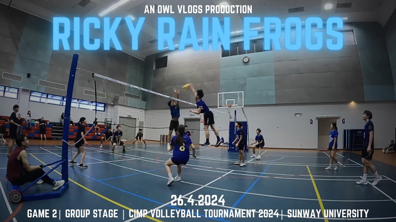 Ricky Rain Frogs - Game 2 - CIMP Volleyball Tournament 2024 - YouTube