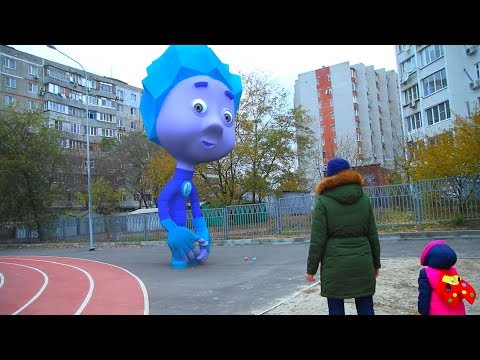 Видео для детей, фиксель стал огромным! ( 8 серия на KidsFM)