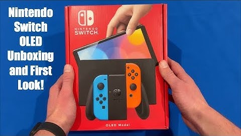 Nintendo Switch OLED Unboxing and First Look