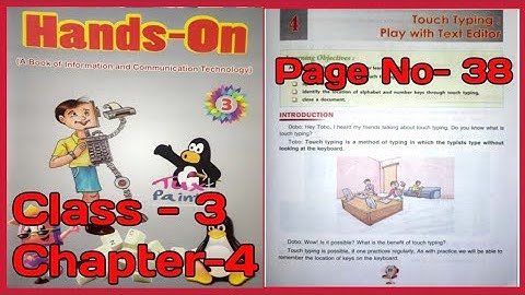 2🔥Touch Typing Play With Text Editor🔥dav class-3 computer chapter-4🔥touch typing dav class3 computer