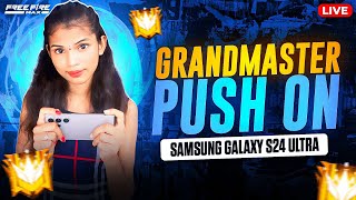 Rank Push On #SamsungGalaxyS24 Ultra - Free Fire Live In Telugu - Garena Free Fire #PlayGalaxy