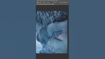 Real ice age dinosaur image manipulation design tutorial  in photoshop #graphicdesign#photodesign