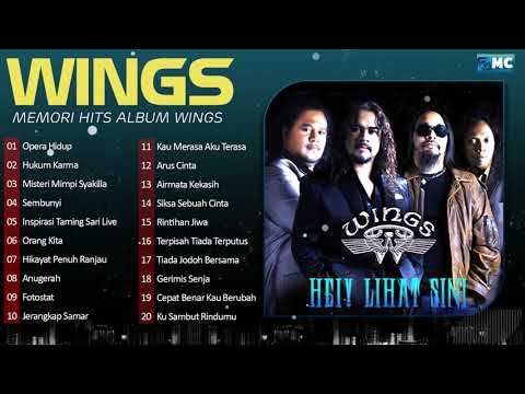 Memori Hits Album Wings   Wings Lagu Terbaik   Lagu Rock Lama Malaysia Terbaik \u0026 Popular