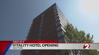 New hotel opens opposite of downtown convention center