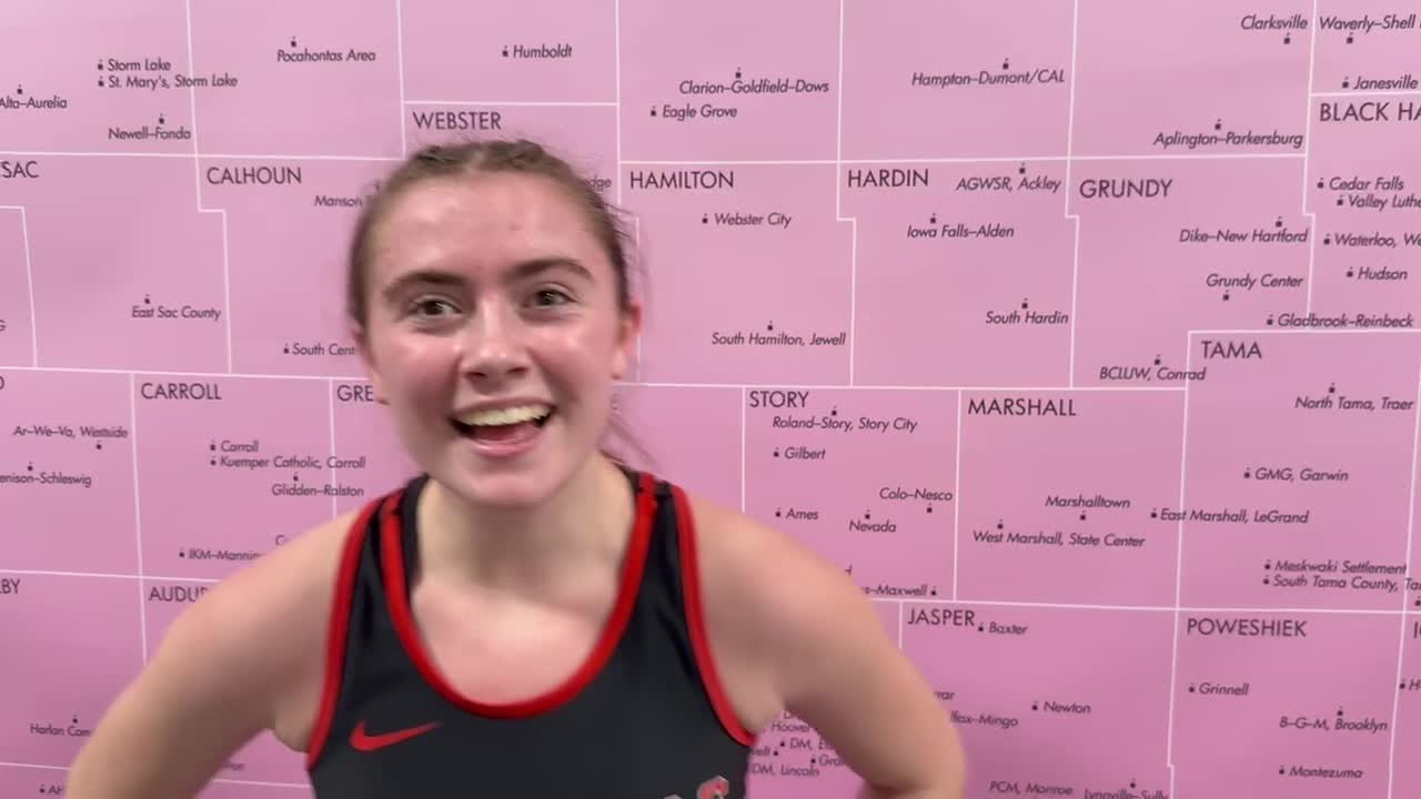 VIDEO: Cedar Falls' Annie Rohret into 120 semifinals