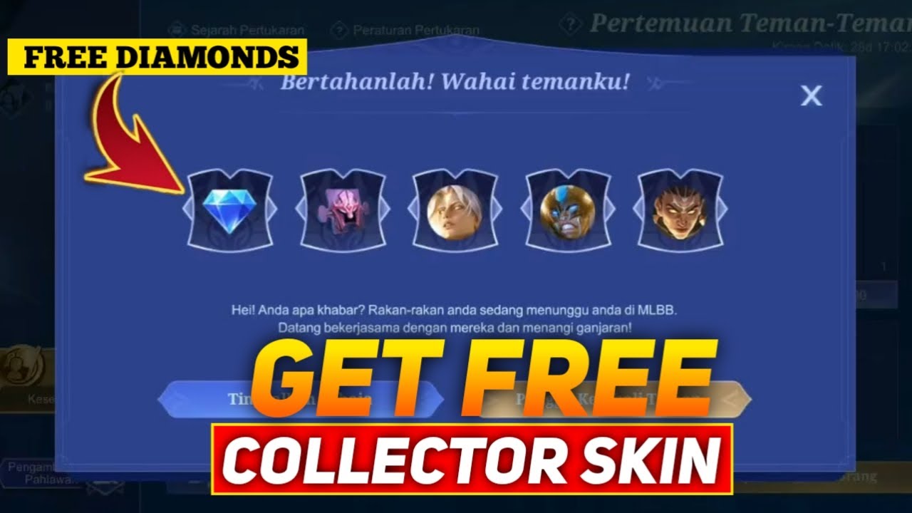 mobile legends free skin and diamonds / X