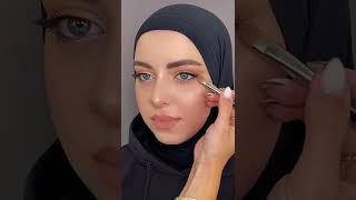 مكياج بنت محجبة كيوت روعة لأول مرة تشوفه makeup hijab