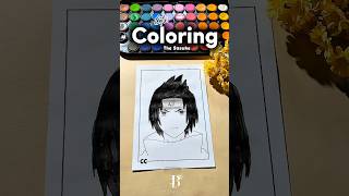 Coloring the Sasuke #coloring #colors #colorful #drawing #drawingtutorial #art #shorts #ytshorts