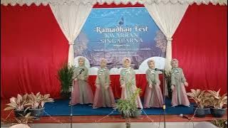 Juara 1 Lomba Sholawat Busyro tingkat Pra Siaga Kwarran Singaparna. (TK Murni Asih)