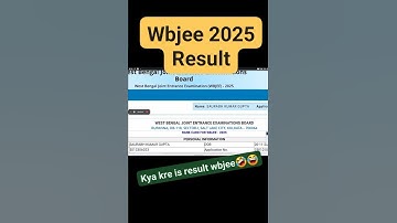 Wbjee 2025 result!Fu@k up 💔 #jee #wbjee #jadavpur #iit #result