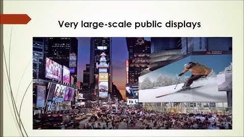 צגים ציבוריים - Pervasive Displays