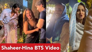 Shaheer Sheikh & Hina Khan's BTS Masti As They Shoot Runjhun | Shahina BTS Fun Video | WTHA