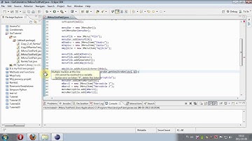 Programowanie Java GUI - lekcja 14: Menu cz.2