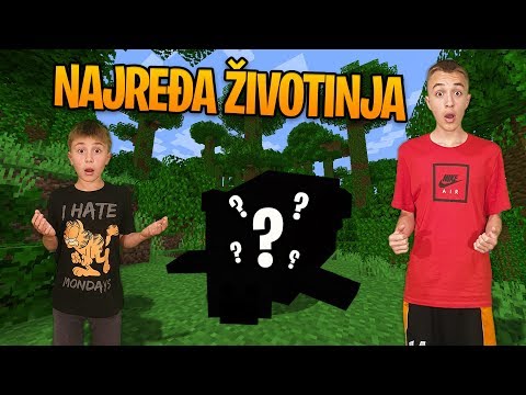 TRAŽIMO NAJREĐU ŽIVOTINJU U MINECRAFTU! - Minecraft Preživljavanje sa Mladjim Bratom