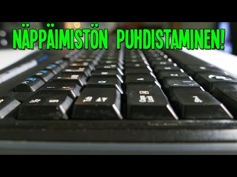 Video: Tietokoneen Näppäimistön Puhdistaminen